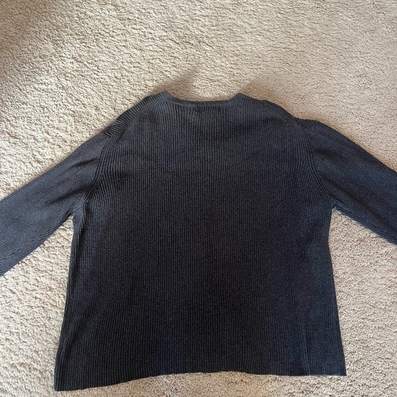 Classic Black Button-Up Cardigan - Picture 5 of 5
